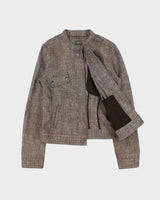 Vintage 2000s Mexx Speckled Linen Jacket - M
