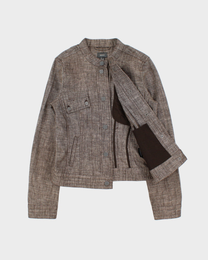 Vintage 2000s Mexx Speckled Linen Jacket - M