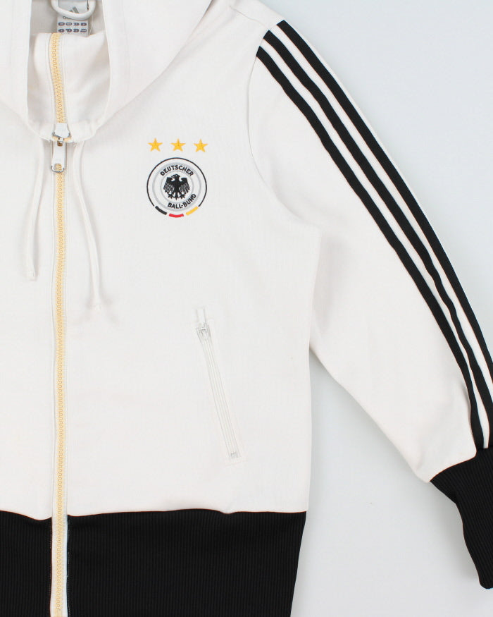 Vintage Y2K Adidas Women's Germany Football 2008 Euros Oversized Funnel-Neck Track Jacket - XL