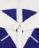 Vintage 1988 Adidas Originals Women's Patterned Colour-Block Soft Shell Windbreaker Jacket - M