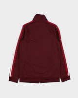 Vintage Adidas Originals Women's 3-Stripe Popper Funnel Neck Track Jacket - S
