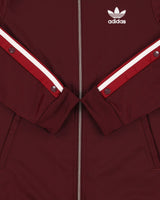 Vintage Adidas Originals Women's 3-Stripe Popper Funnel Neck Track Jacket - S