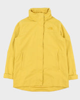 SS20 The North Face Women's Mustard Yellow Softshell Hooded 'Dryvent' Jacket - M