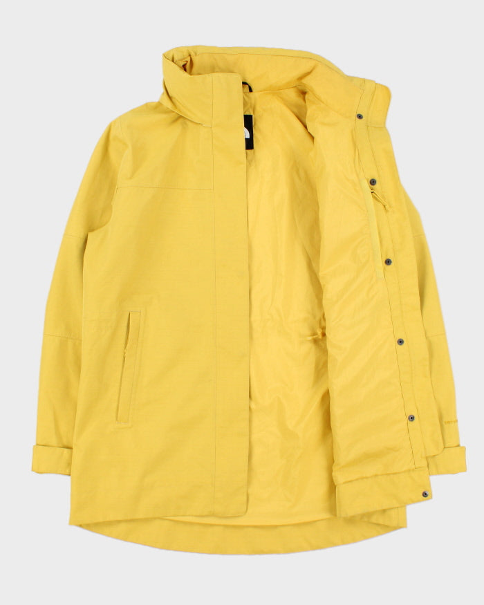 SS20 The North Face Women's Mustard Yellow Softshell Hooded 'Dryvent' Jacket - M