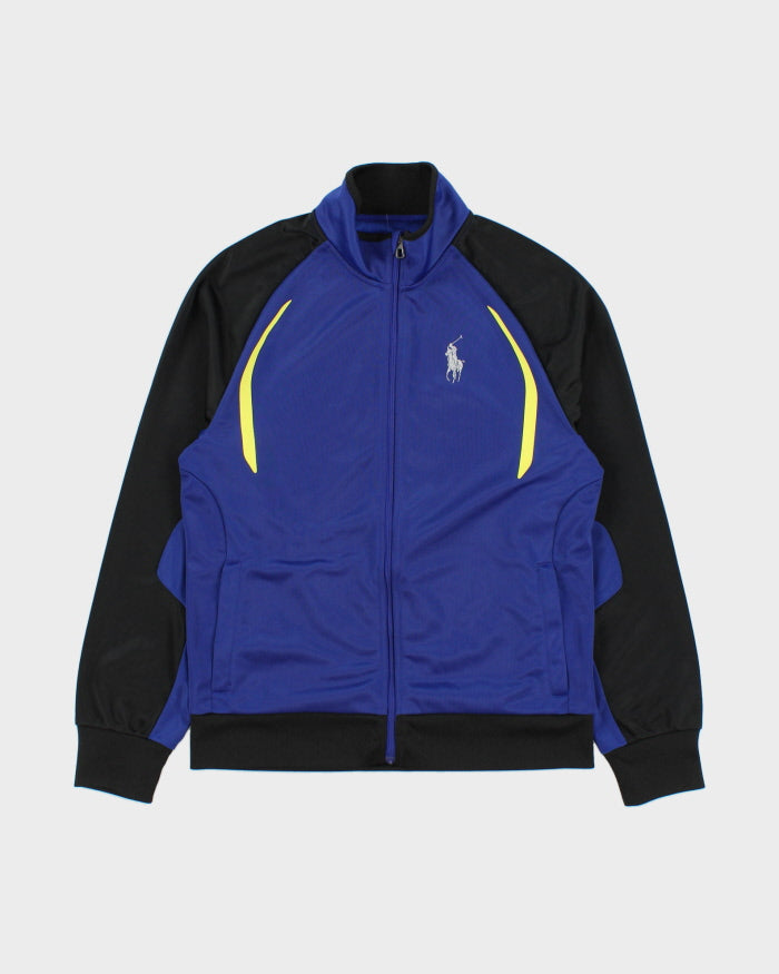 Vintage Y2K 00s Polo Ralph Lauren Women's Large Pony Funnel-Neck Tech Track Jacket - L