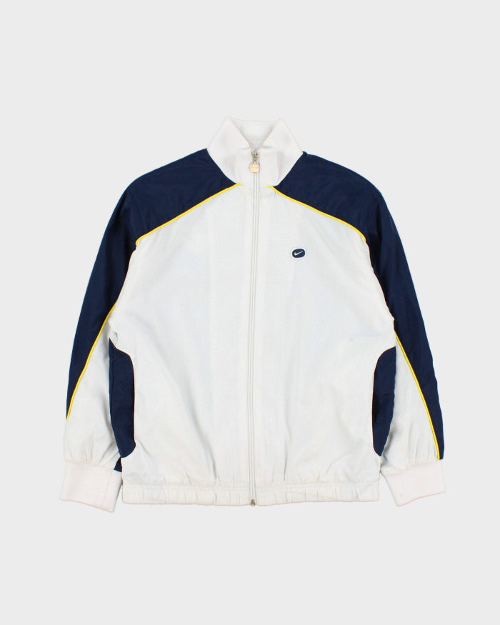 Vintage Y2K 00s Nike Women's Embroidered Oval Swoosh Shell Track Jacket - S