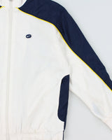 Vintage Y2K 00s Nike Women's Embroidered Oval Swoosh Shell Track Jacket - S