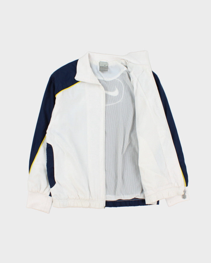 Vintage Y2K 00s Nike Women's Embroidered Oval Swoosh Shell Track Jacket - S