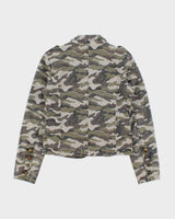 Vintage Y2K 2000s Sirens Camouflage Blazer Style jacket - S
