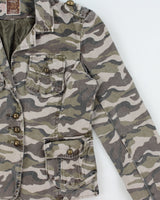 Vintage Y2K 2000s Sirens Camouflage Blazer Style jacket - S
