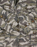 Vintage Y2K 2000s Sirens Camouflage Blazer Style jacket - S