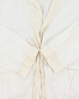 Vintage Y2K 2000s Pure DKNY Silk Trim Linen Jacket - L