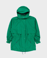 Vintage 1990s Eddie Bauer Synched Waist Hooded Waterproof Anorak Jacket - M