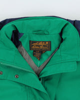 Vintage 1990s Eddie Bauer Synched Waist Hooded Waterproof Anorak Jacket - M