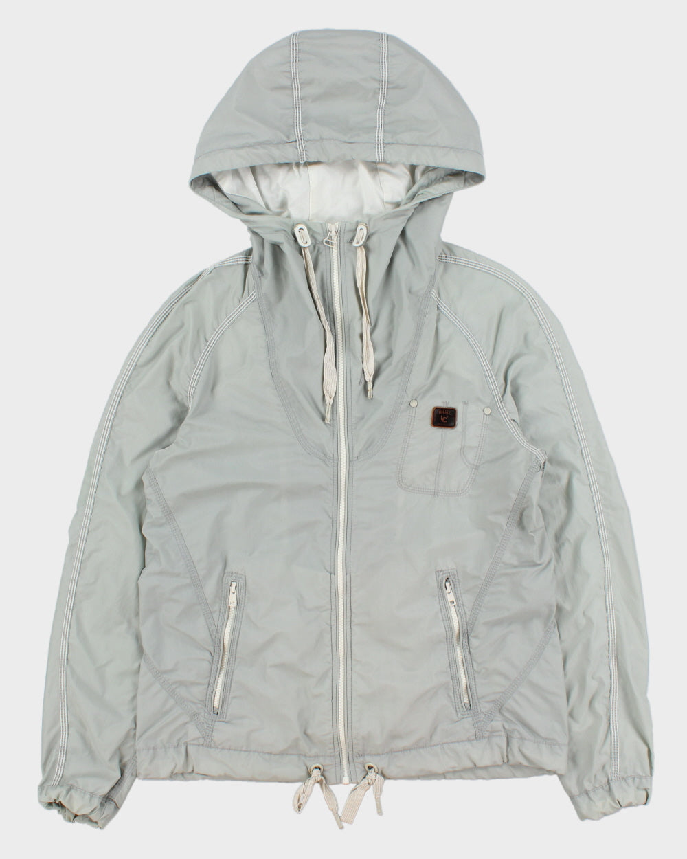 Vintage Y2K 2000s Diesel Hooded Waterproof Anorak Jacket - S