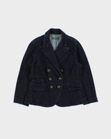 Vintage 2000s Ralph Lauren Dark Wash Denim Blazer Jacket - S
