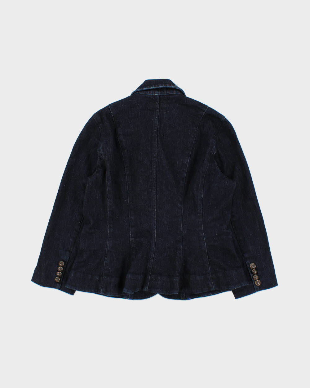 Vintage 2000s Ralph Lauren Dark Wash Denim Blazer Jacket - S
