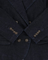 Vintage 2000s Ralph Lauren Dark Wash Denim Blazer Jacket - S