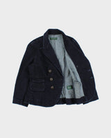 Vintage 2000s Ralph Lauren Dark Wash Denim Blazer Jacket - S