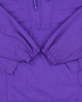 Vintage 1990s Ralph Lauren Polo Sport Purple Women's Shell Quarter-Zip Parka Jacket - XL
