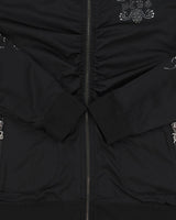 Vintage BCBG Maxazria Women's Embellished Ruched Hooded Track Jacket - XL