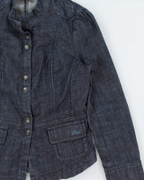 Vintage Y2K 2000s Guess Jeans Lightweight Fitted Denim Jacket - S