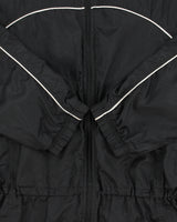 Vintage 1990s Nike Women's Big Swoosh Soft Shell Adjustable Showerproof Jacket - M