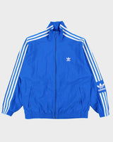 Vintage Adidas Originals Women's Bluebird Lock Up Shell Track Jacket - S