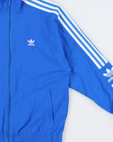 Vintage Adidas Originals Women's Bluebird Lock Up Shell Track Jacket - S