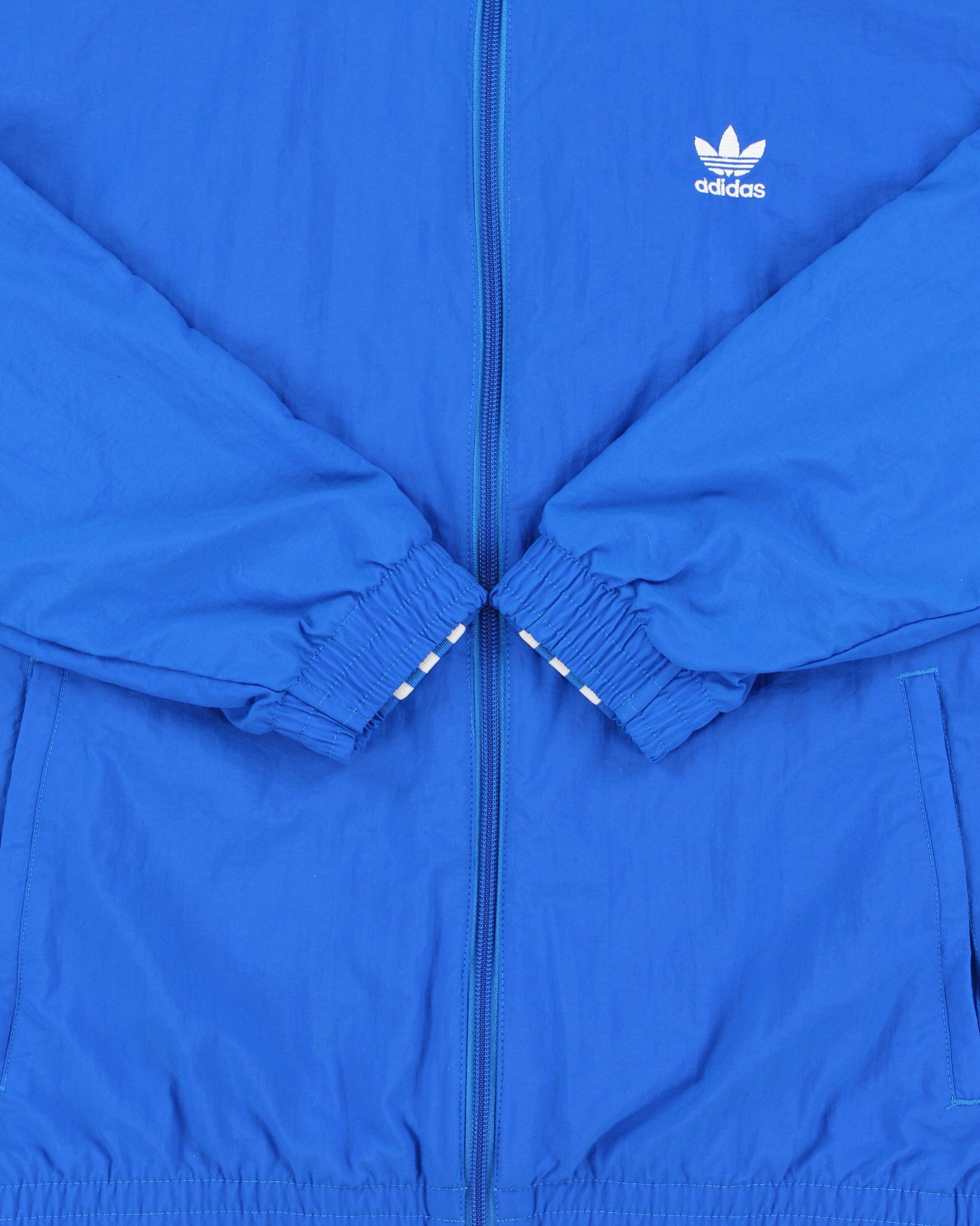 Vintage Adidas Originals Women's Bluebird Lock Up Shell Track Jacket - S
