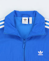 Vintage Adidas Originals Women's Bluebird Lock Up Shell Track Jacket - S