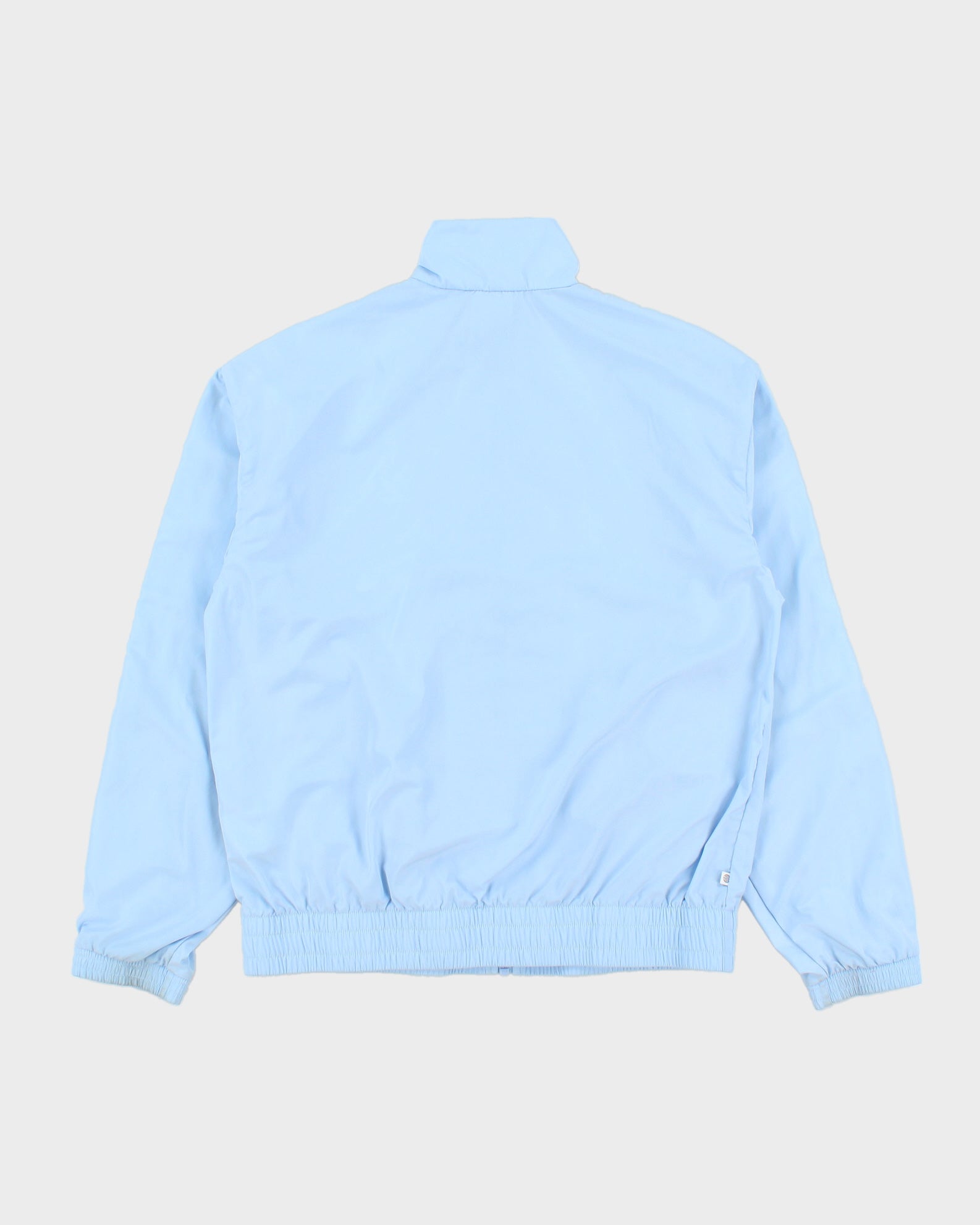 Vintage Adidas Originals Women's Baby Blue Lock Up Soft Shell Track Jacket - XS