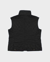 Vintage Y2K 00s Burberry Women's Made In England Nova Check Lined Diamond Quilted Gilet - M