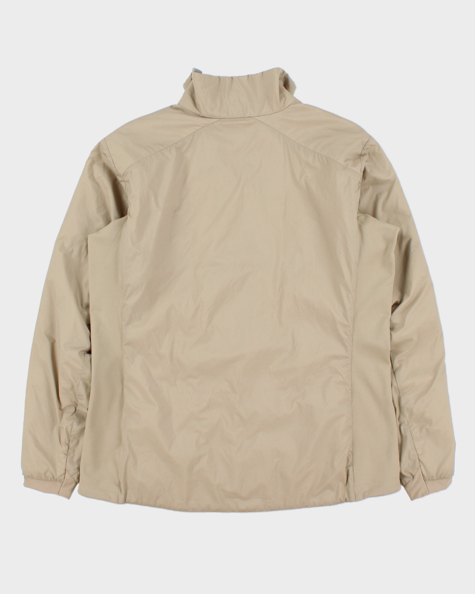 2023 Arc'teryx Mid Khaki Women's 'Atom' Soft Shell Insulated Technical Jacket - L