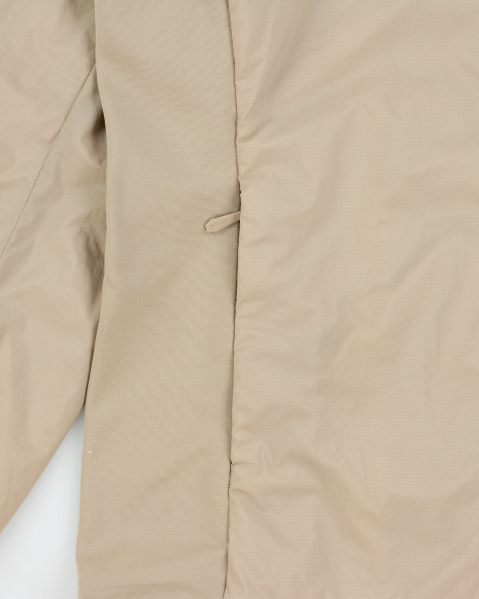 2023 Arc'teryx Mid Khaki Women's 'Atom' Soft Shell Insulated Technical Jacket - L