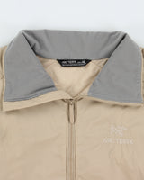 2023 Arc'teryx Mid Khaki Women's 'Atom' Soft Shell Insulated Technical Jacket - L