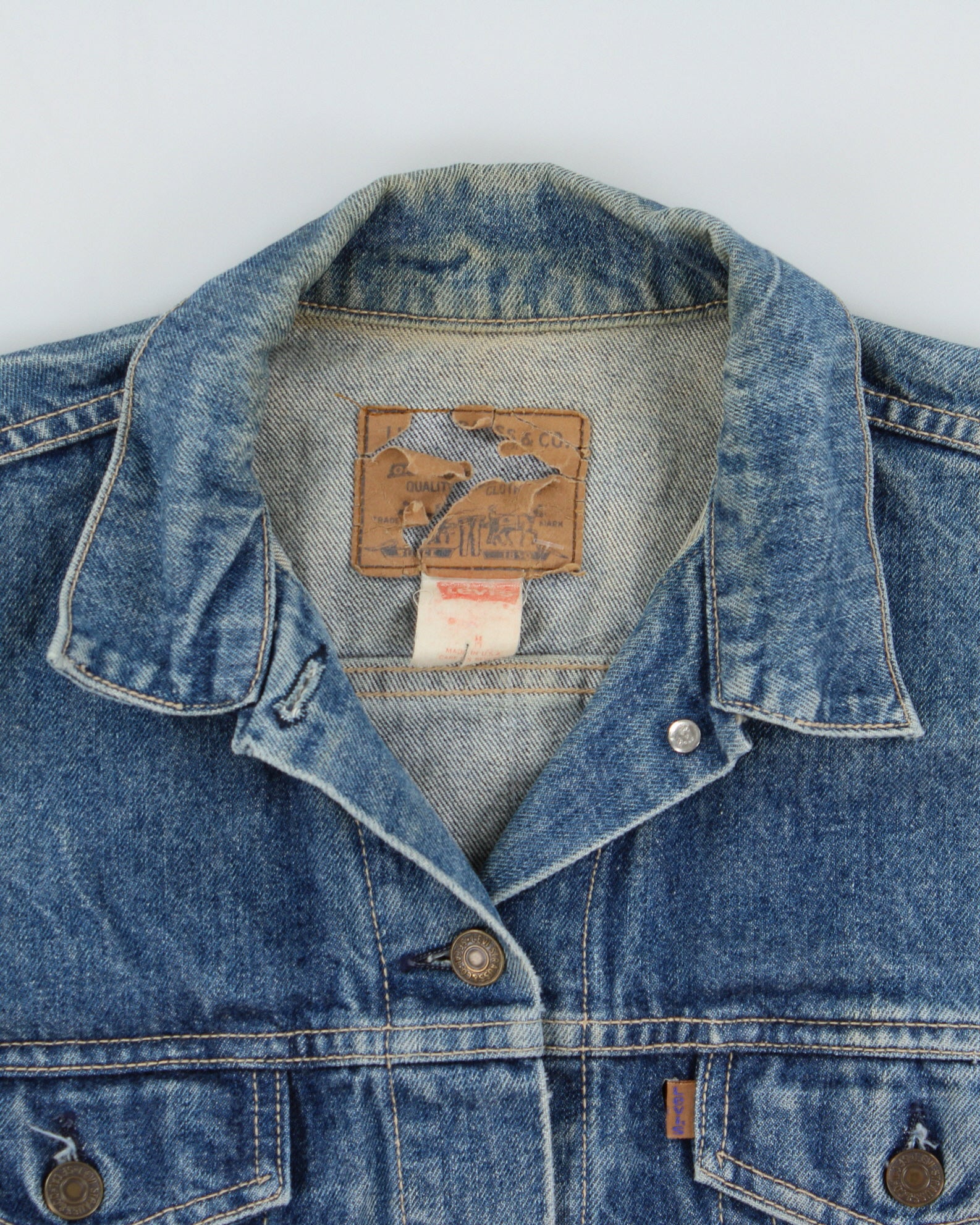 Vintage 1988 Levi's Bronze Tab Red Batwing Made In USA Women's