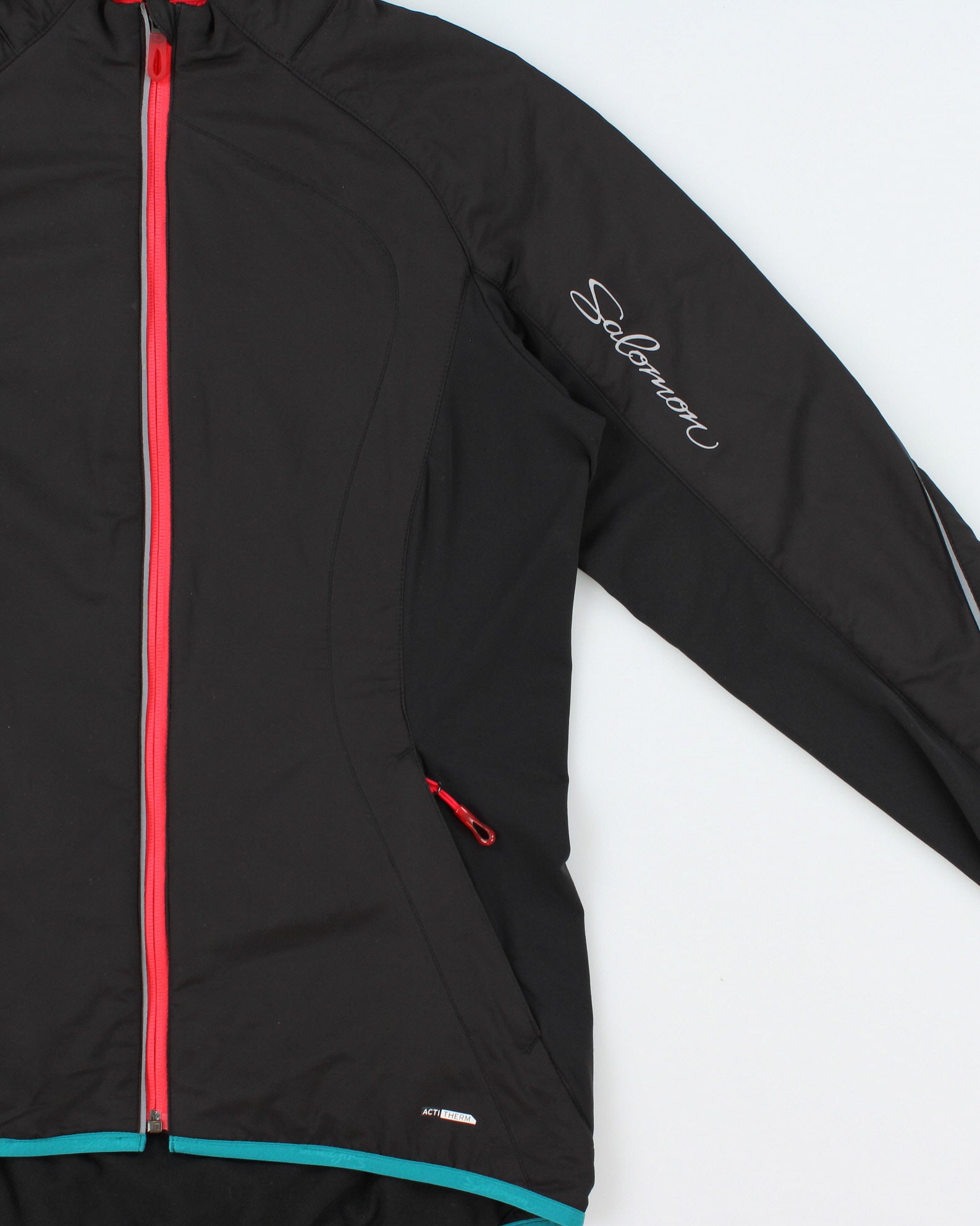 Vintage Salomon Women's Fleece Lined Soft Shell Acti-Therm Jacket - S