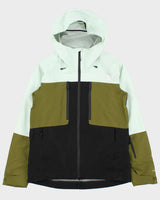 2024 The North Face Women's Pale Green/Forest Olive/TNF Black DryVent-Mono Ceptor Snow Jacket - S