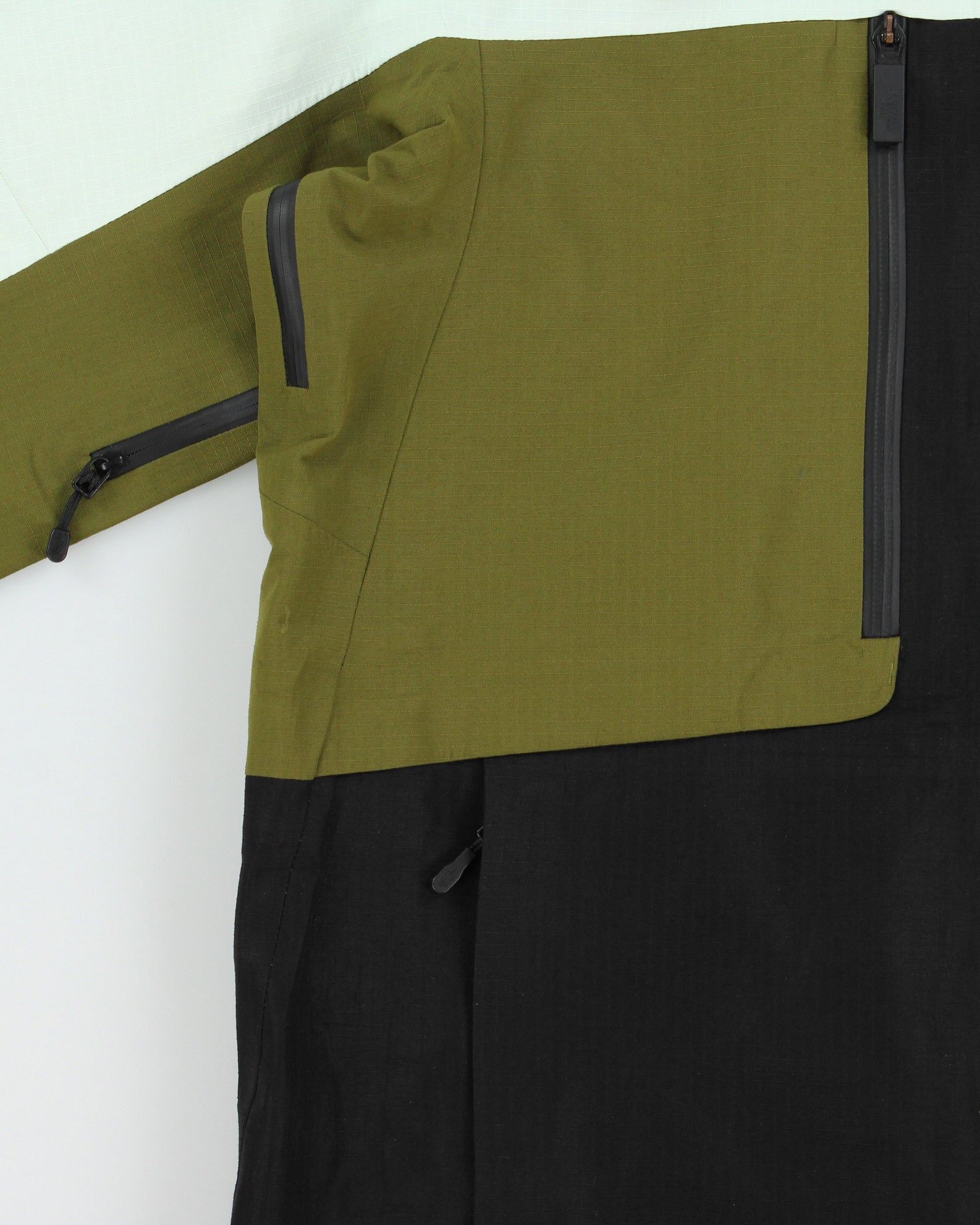 2024 The North Face Women's Pale Green/Forest Olive/TNF Black DryVent-Mono Ceptor Snow Jacket - S