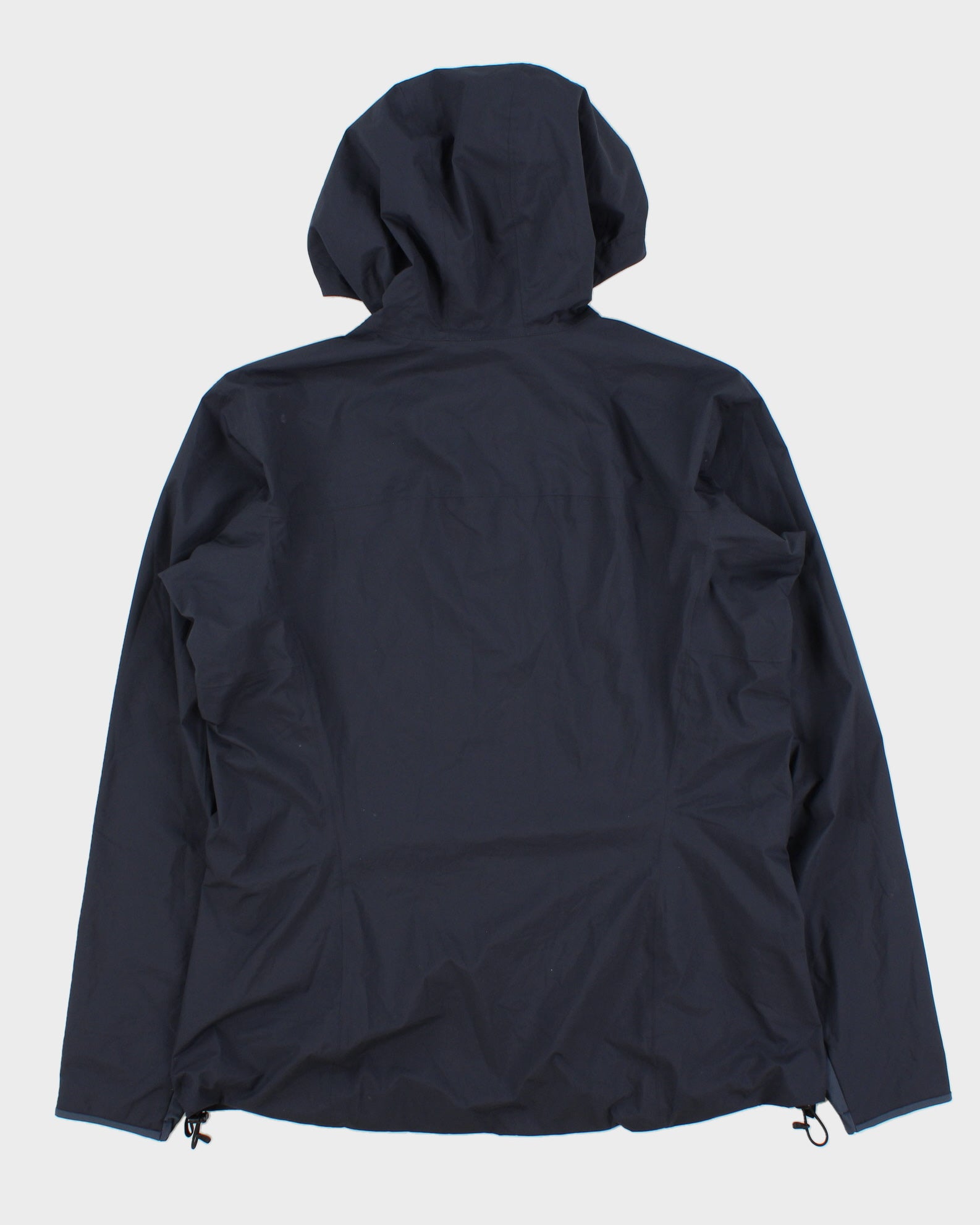 Arc'teryx Navy Solano Hoody Gore-Tex Windstopper Women's Fleece Lined Padded Soft Shell Jacket - L