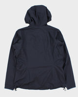 Arc'teryx Navy Solano Hoody Gore-Tex Windstopper Women's Fleece Lined Padded Soft Shell Jacket - L