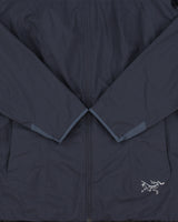 Arc'teryx Navy Solano Hoody Gore-Tex Windstopper Women's Fleece Lined Padded Soft Shell Jacket - L