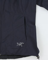 Arc'teryx Navy Solano Hoody Gore-Tex Windstopper Women's Fleece Lined Padded Soft Shell Jacket - L