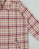 Vintage 1990s Northern Reflections Women's Plaid Canvas Harrington Jacket - L