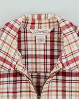 Vintage 1990s Northern Reflections Women's Plaid Canvas Harrington Jacket - L