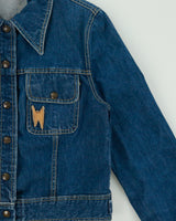 Vintage 1970s Wescott Jeaneration Women's Made In Canada Denim Trucker Jacket - M