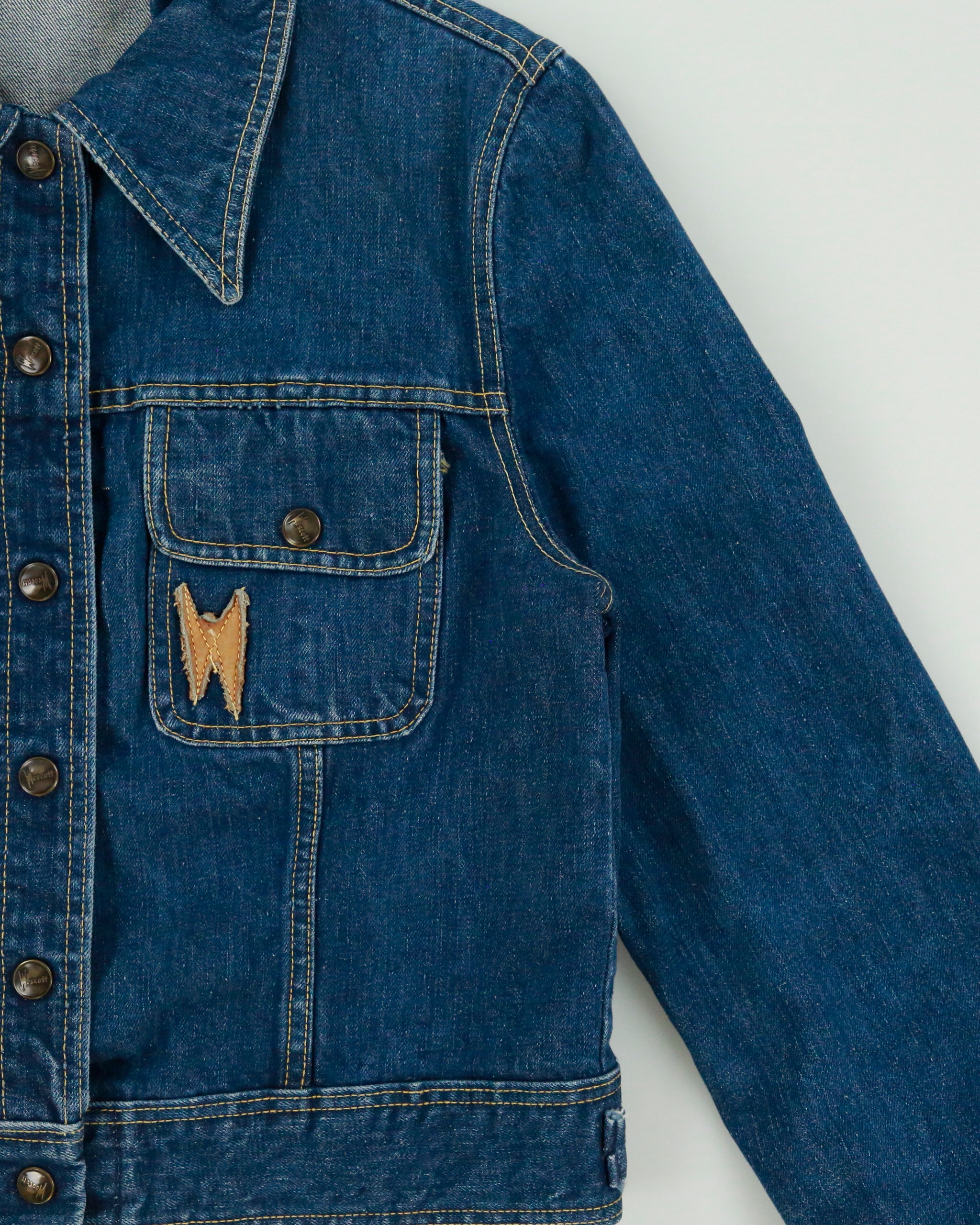 Vintage 1970s Wescott Jeaneration Women's Made In Canada Denim Trucker Jacket - M