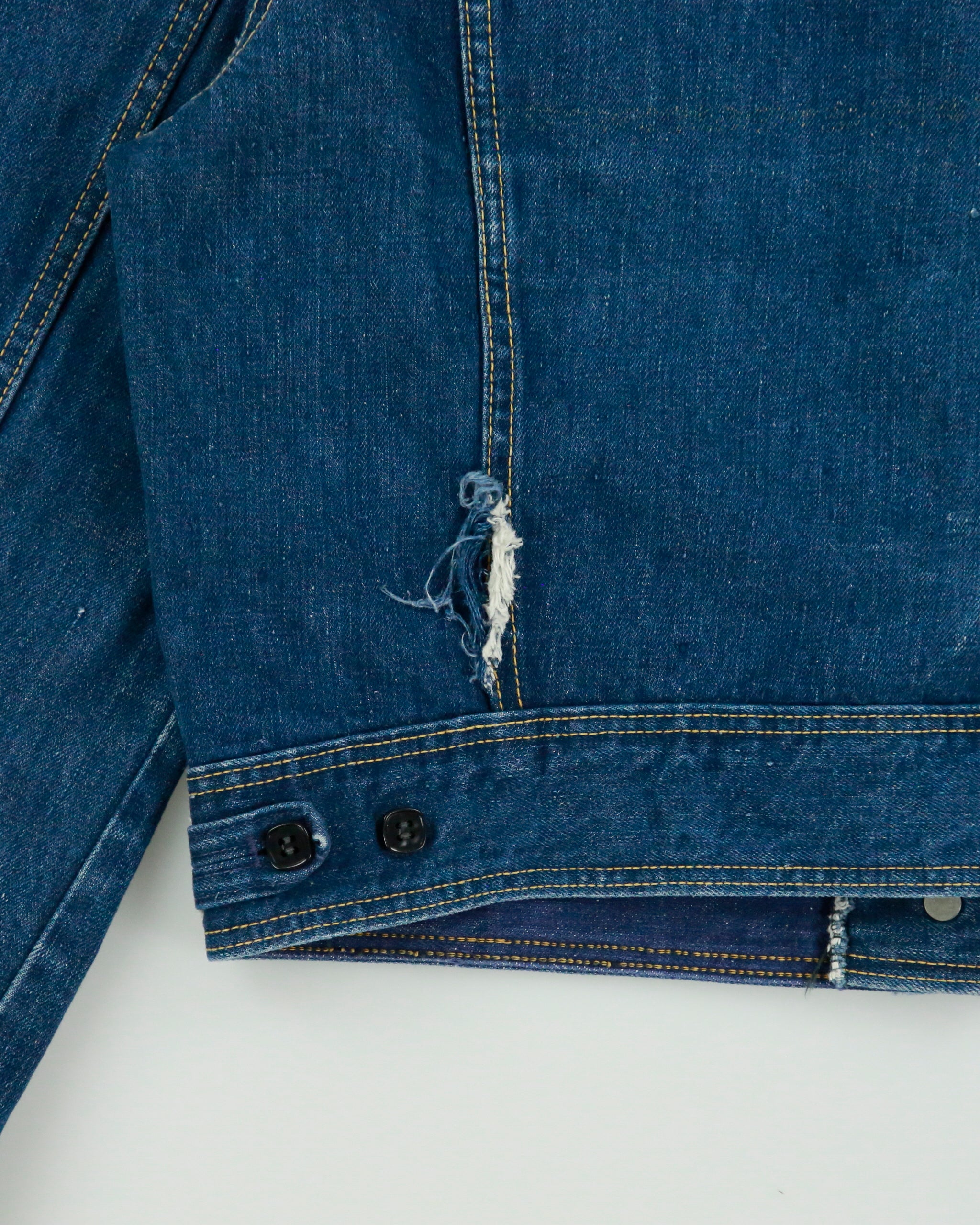 Vintage 1970s Wescott Jeaneration Women's Made In Canada Denim Trucker Jacket - M
