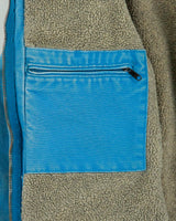 Vintage Carhartt J141 Sky Blue Women's Distressed Sherpa Lined Sandstone Sierra Jacket - S